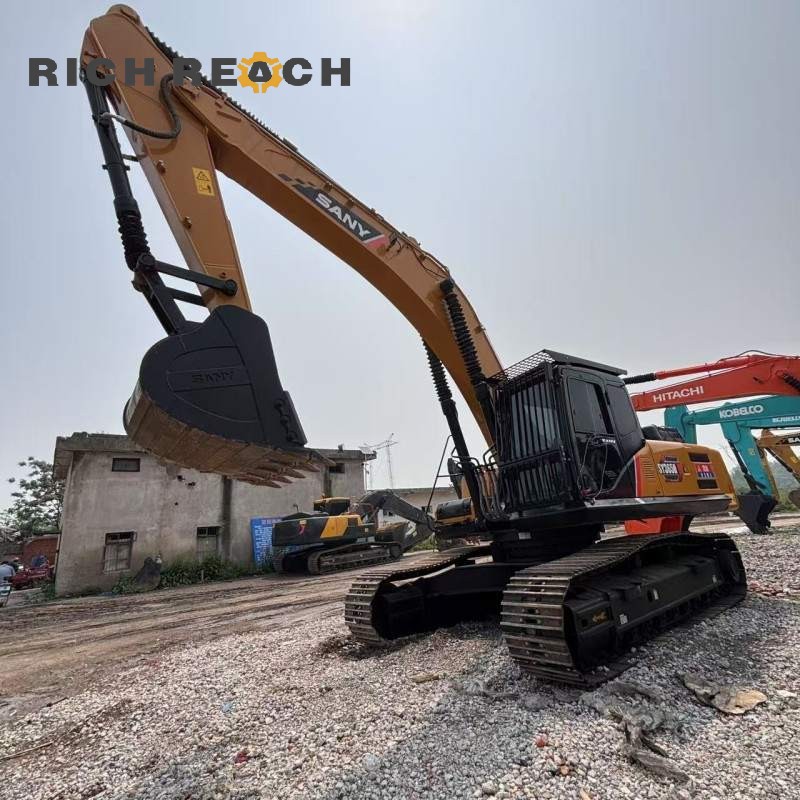 Front view of a used 2025 SANY 365H excavator, powerful digging machine, priced at $38,889